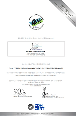 QUB Zertifikat 2019